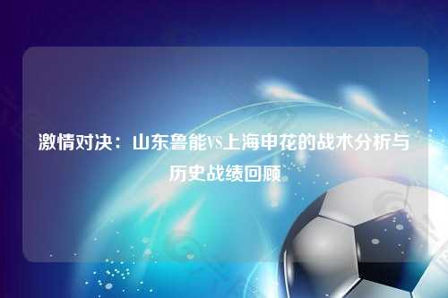 激情对决：山东鲁能VS上海申花的战术分析与历史战绩回顾