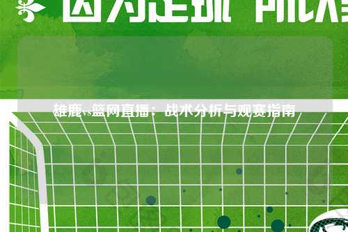 雄鹿vs篮网直播：战术分析与观赛指南