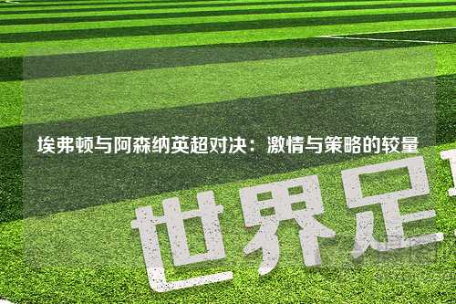 埃弗顿与阿森纳英超对决:激情与策略的较量